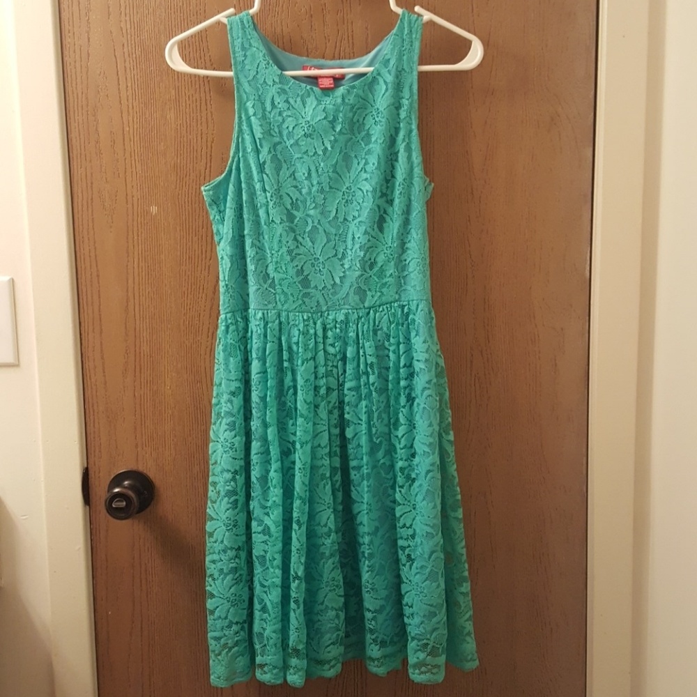 Light blue lace dress size small